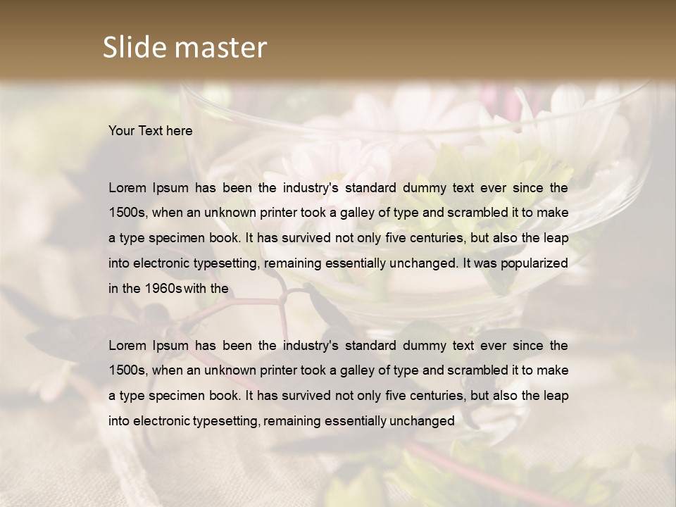 Luxury Silver Dinner PowerPoint Template