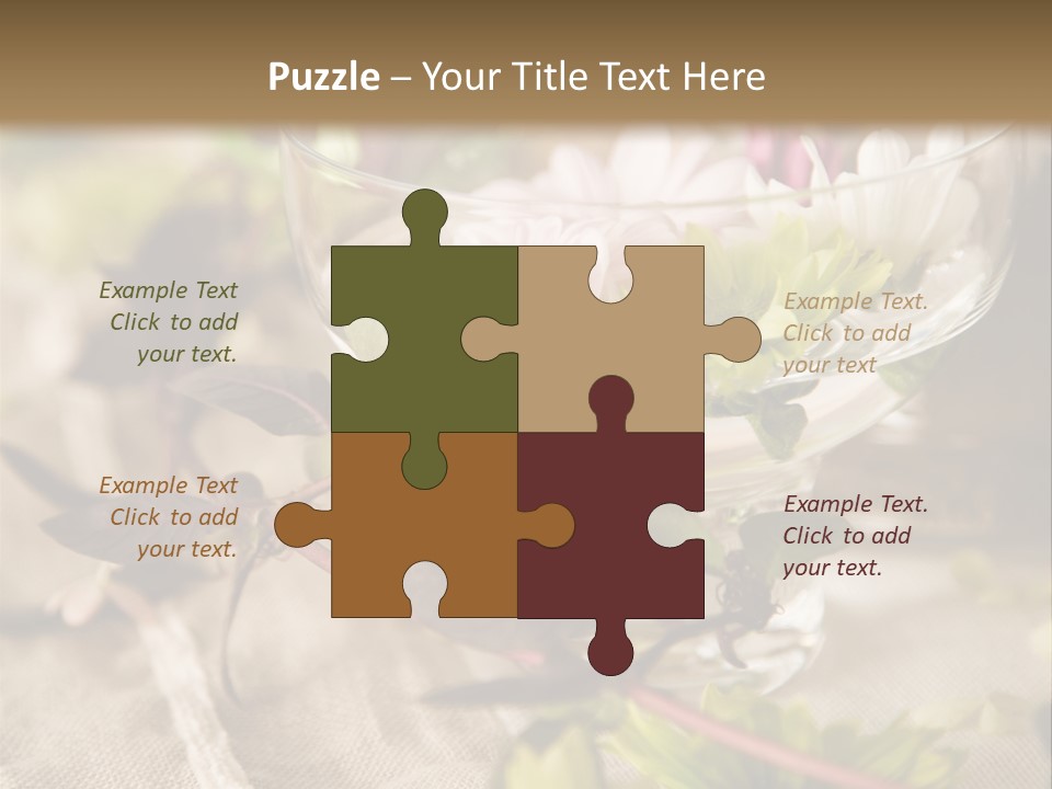 Luxury Silver Dinner PowerPoint Template