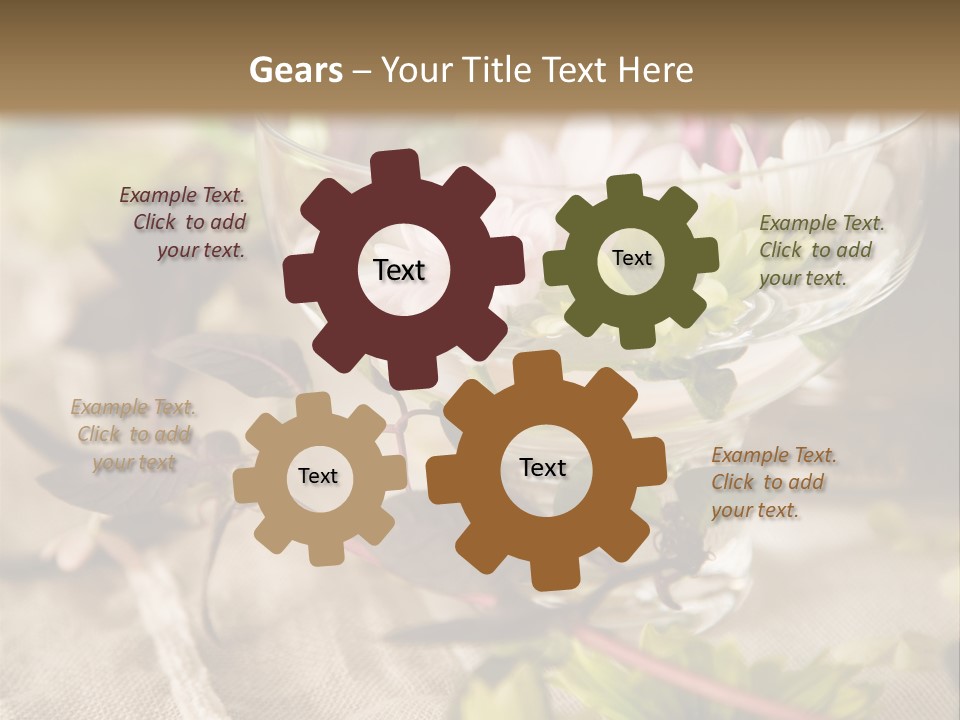 Luxury Silver Dinner PowerPoint Template