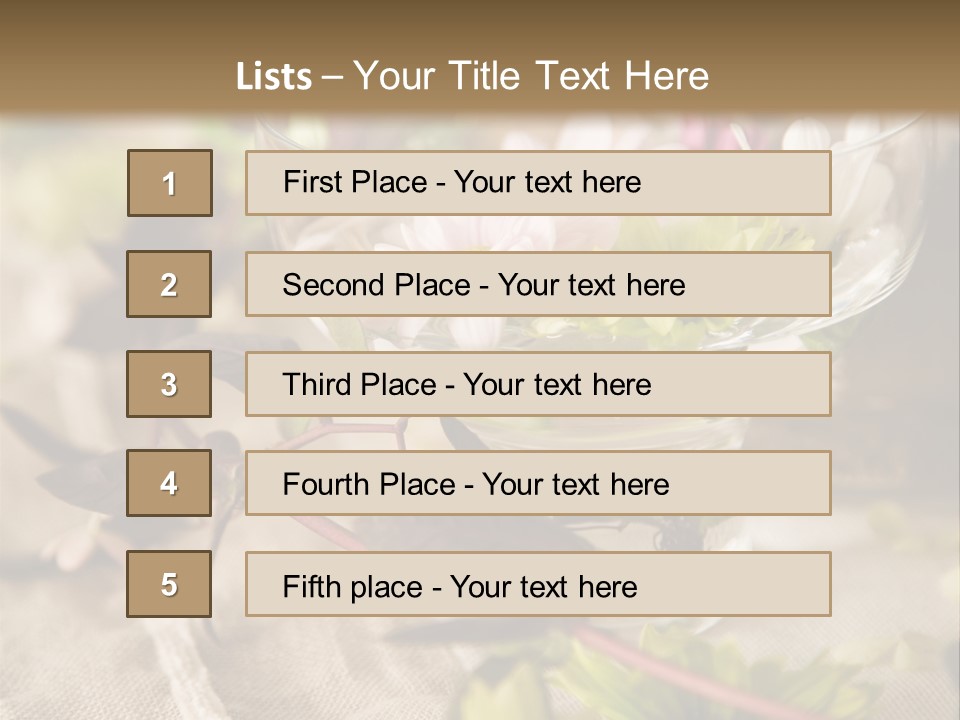 Luxury Silver Dinner PowerPoint Template