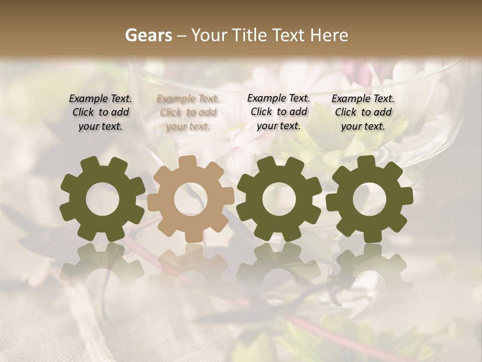 Luxury Silver Dinner PowerPoint Template