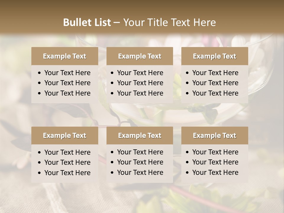 Luxury Silver Dinner PowerPoint Template