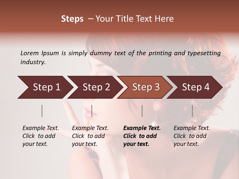 Care Wait Look PowerPoint Template