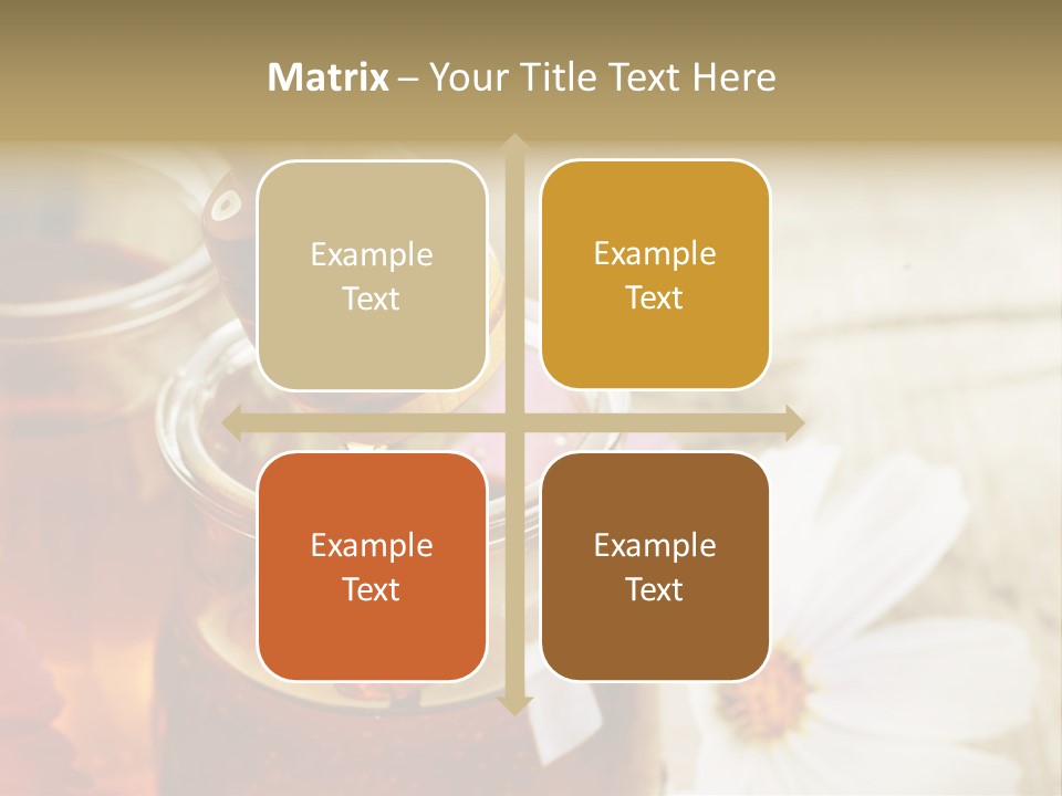 Food Camomile Yellow PowerPoint Template