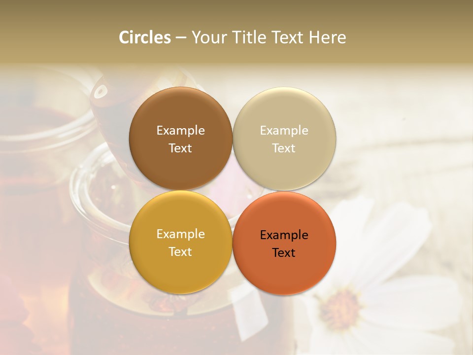 Food Camomile Yellow PowerPoint Template