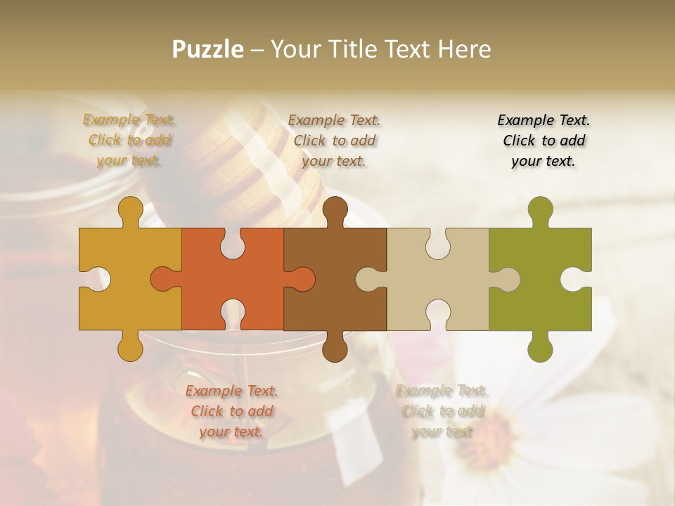 Food Camomile Yellow PowerPoint Template