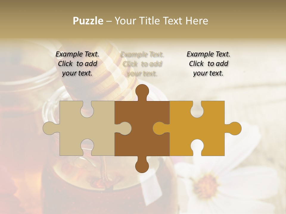 Food Camomile Yellow PowerPoint Template