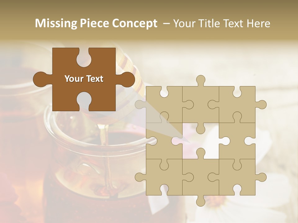 Food Camomile Yellow PowerPoint Template