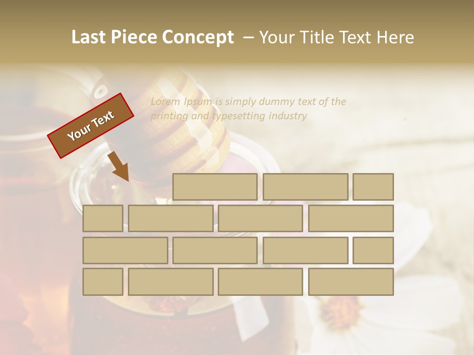 Food Camomile Yellow PowerPoint Template