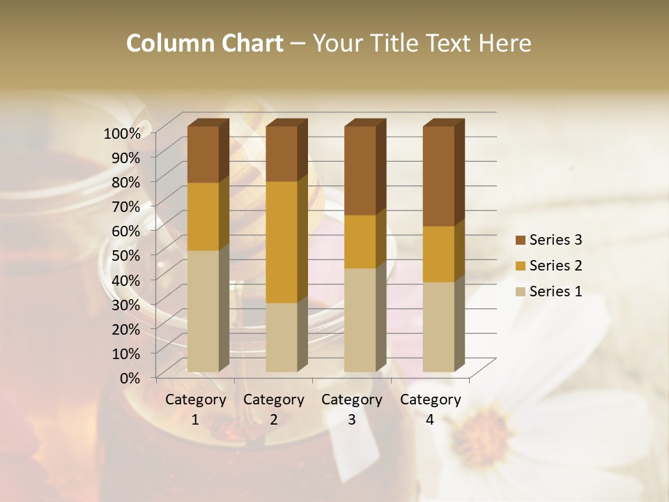 Food Camomile Yellow PowerPoint Template