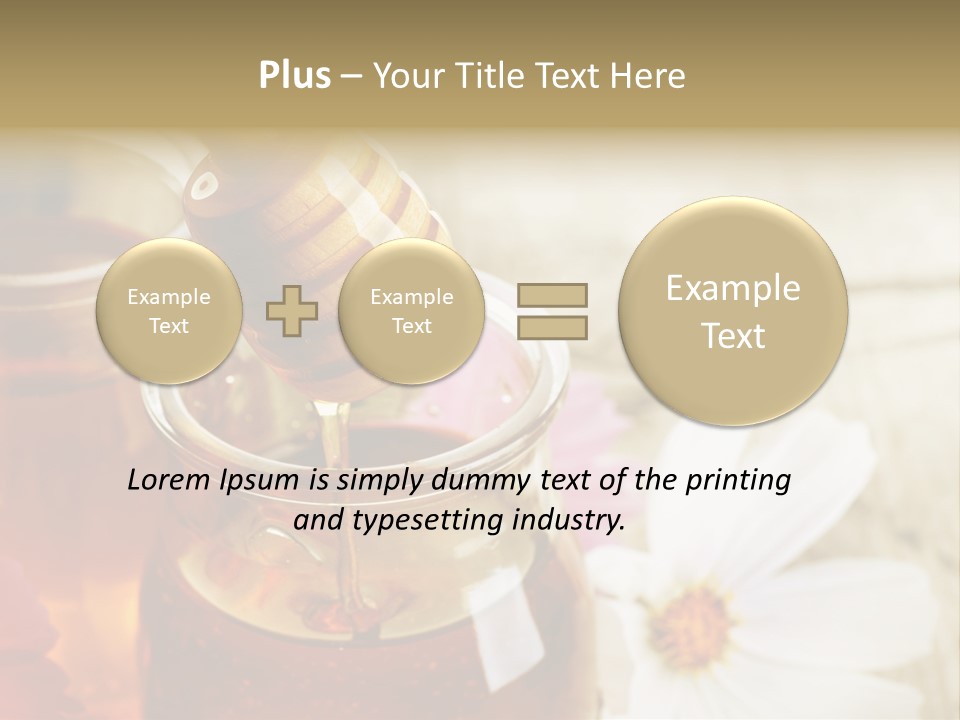 Food Camomile Yellow PowerPoint Template