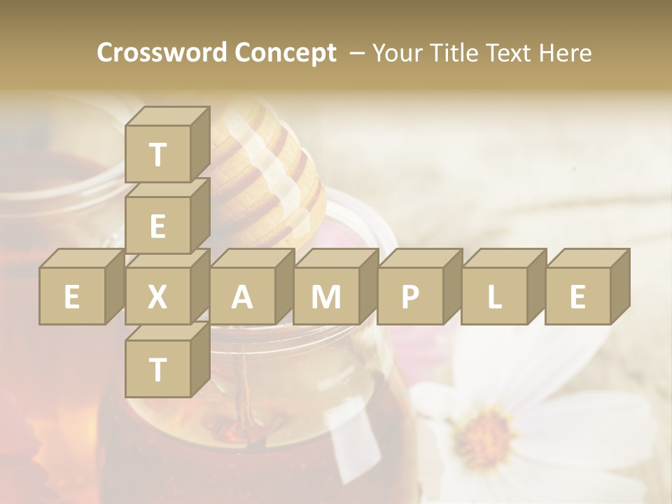 Food Camomile Yellow PowerPoint Template