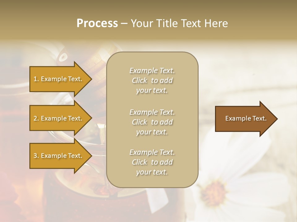 Food Camomile Yellow PowerPoint Template