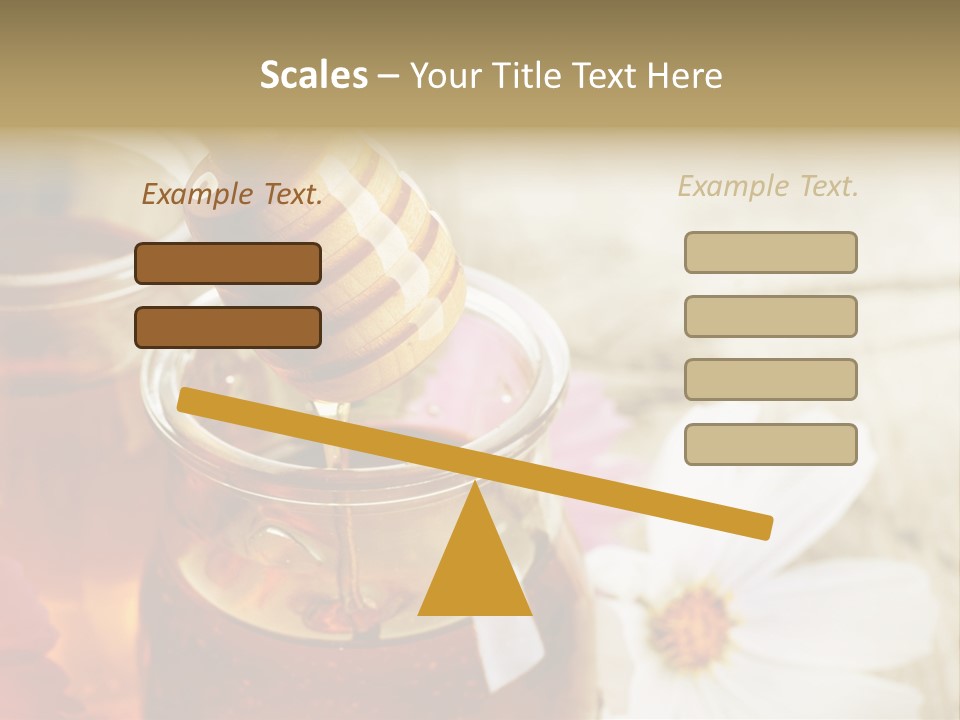 Food Camomile Yellow PowerPoint Template