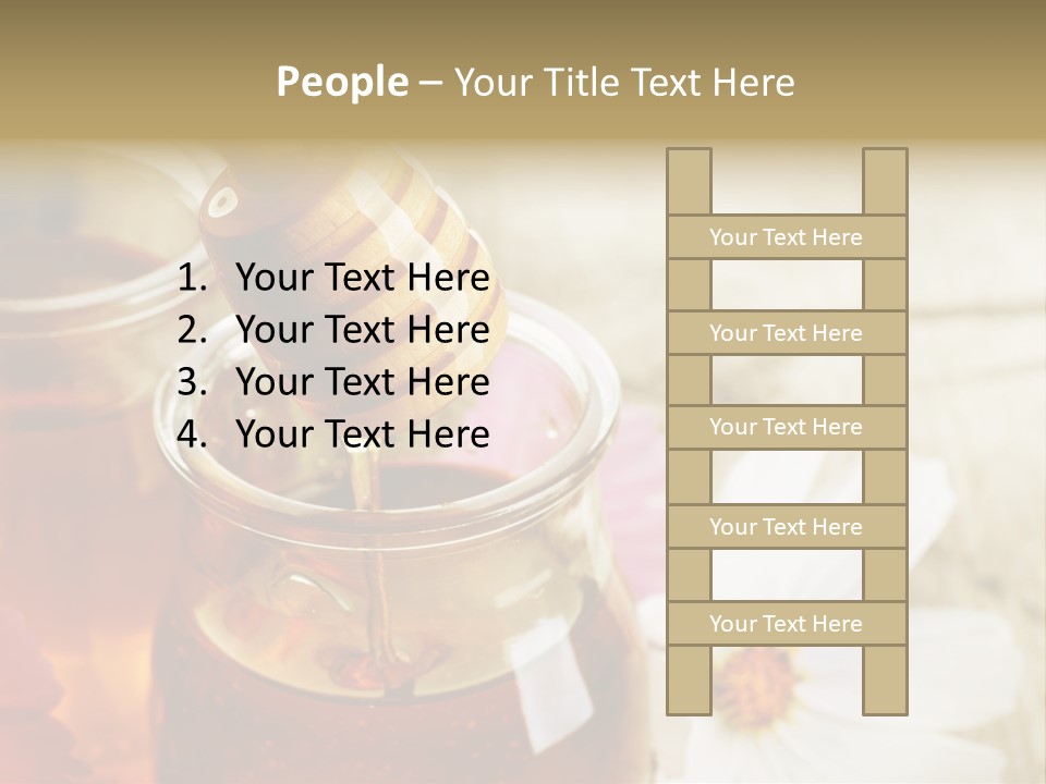 Food Camomile Yellow PowerPoint Template