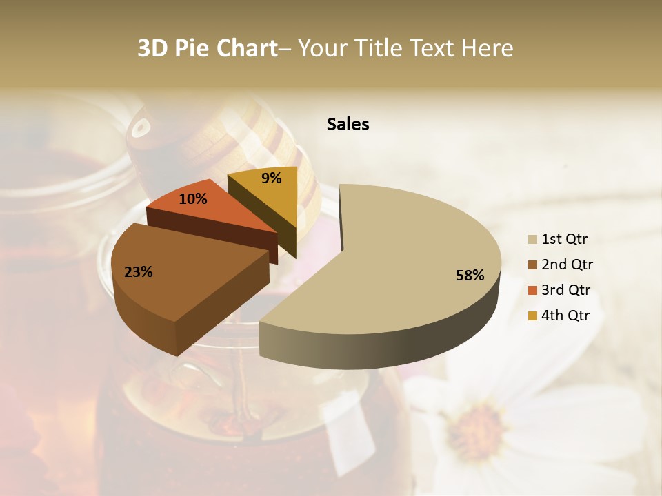 Food Camomile Yellow PowerPoint Template