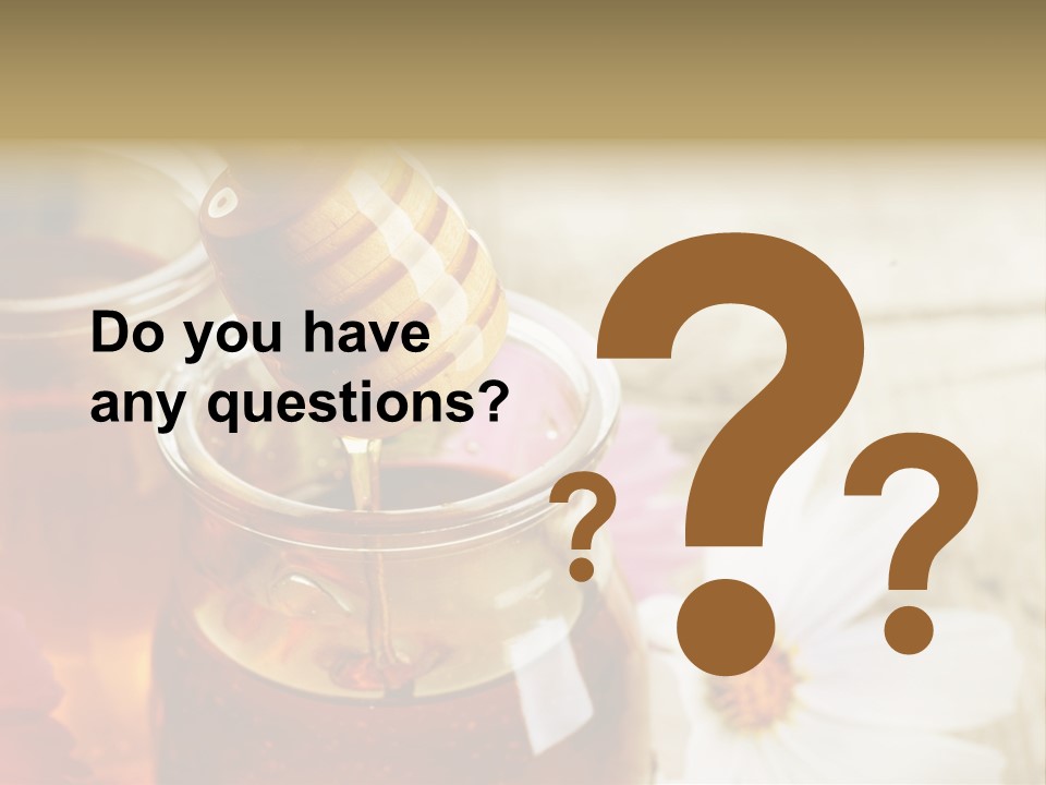 Food Camomile Yellow PowerPoint Template