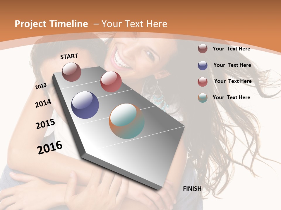 Symbolic Woman Symbol PowerPoint Template
