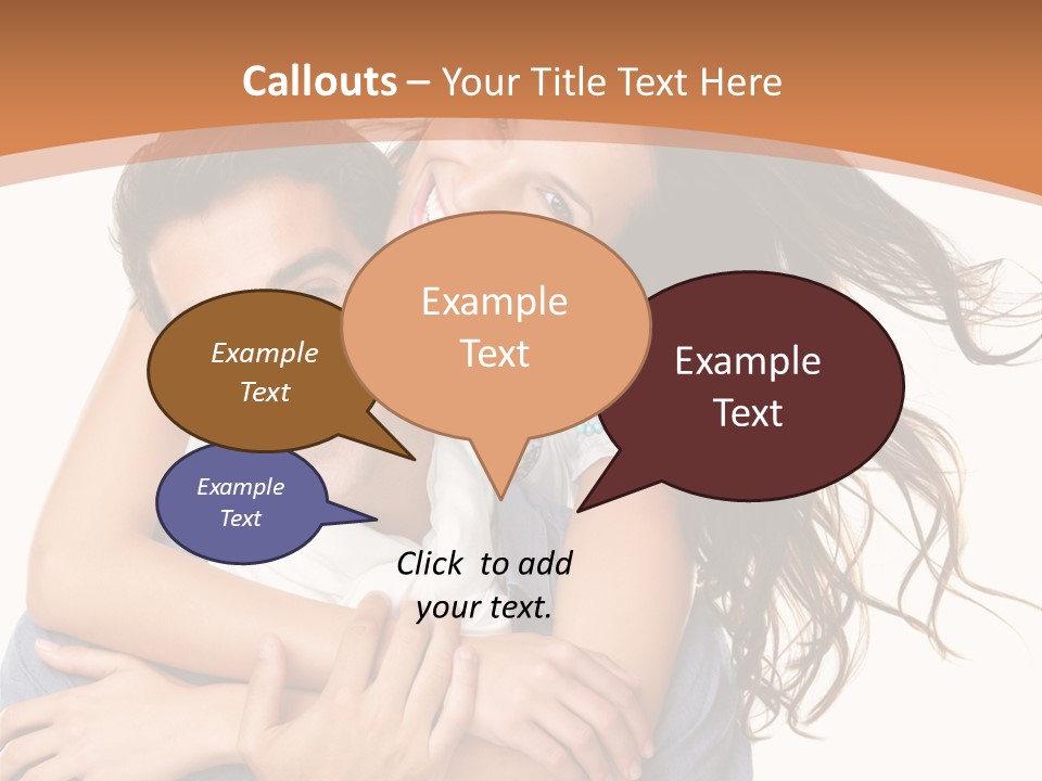 Symbolic Woman Symbol PowerPoint Template
