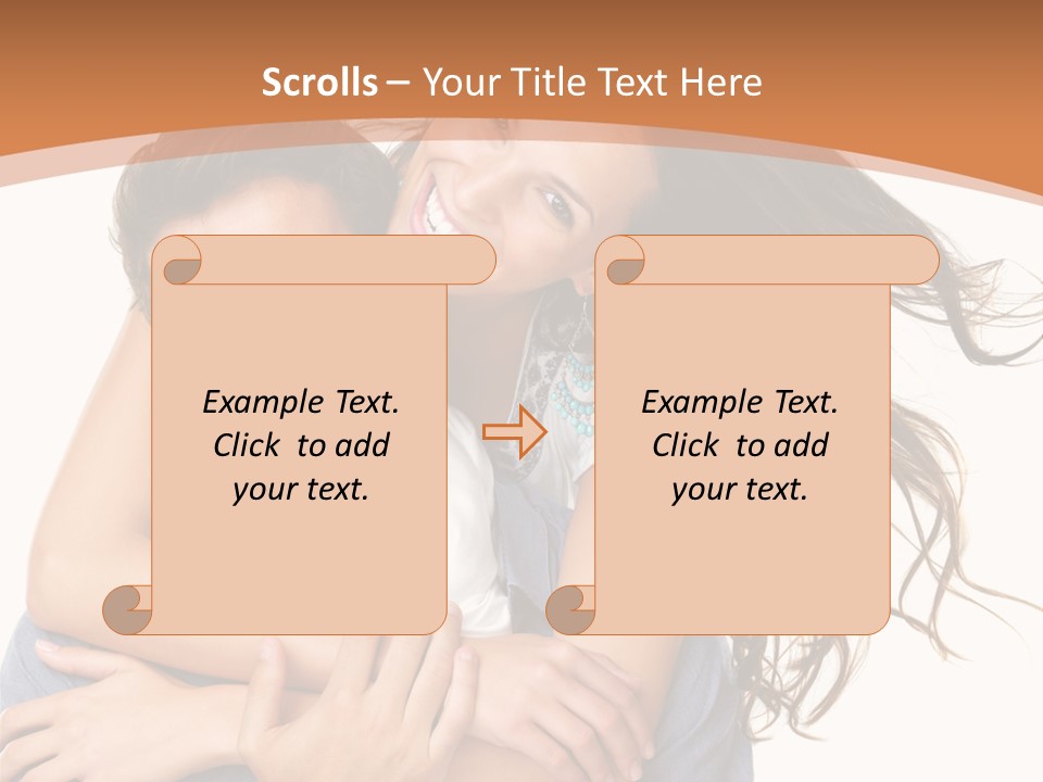 Symbolic Woman Symbol PowerPoint Template