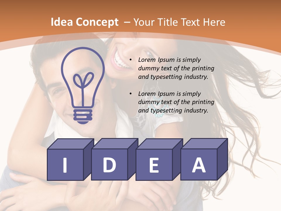 Symbolic Woman Symbol PowerPoint Template
