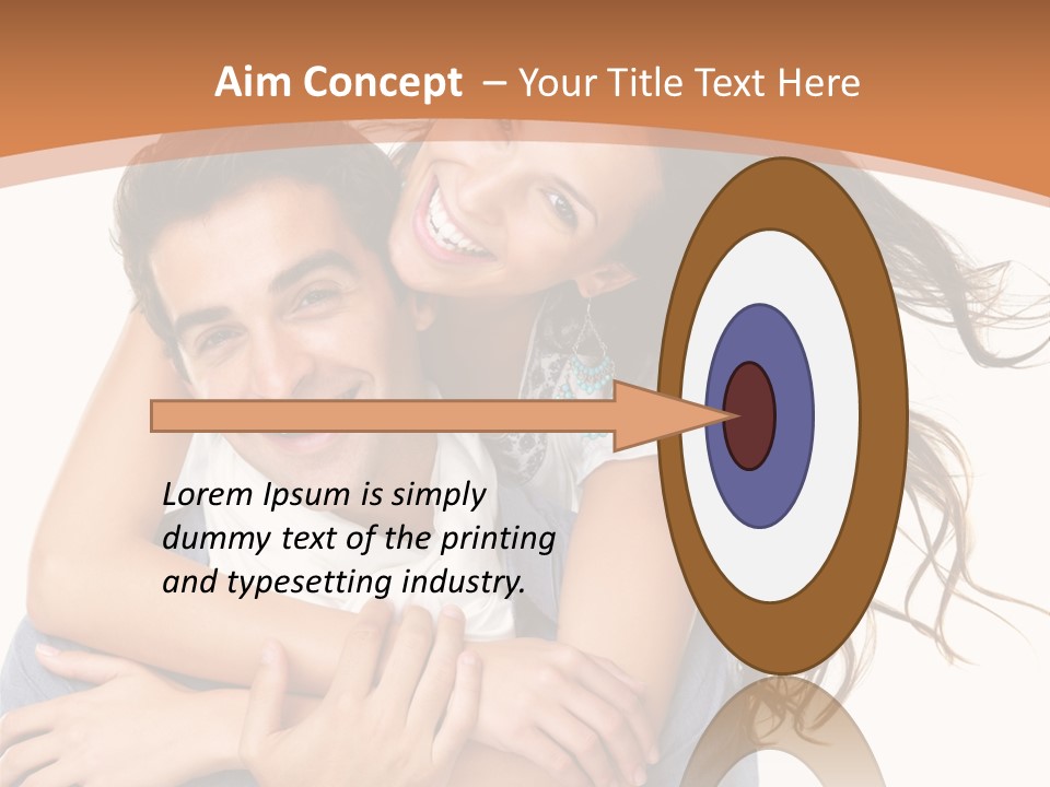 Symbolic Woman Symbol PowerPoint Template