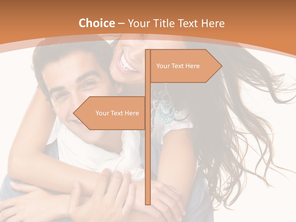 Symbolic Woman Symbol PowerPoint Template