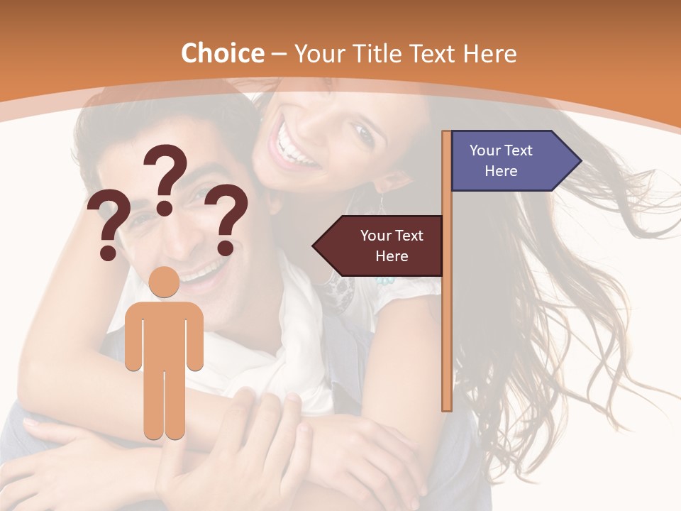 Symbolic Woman Symbol PowerPoint Template