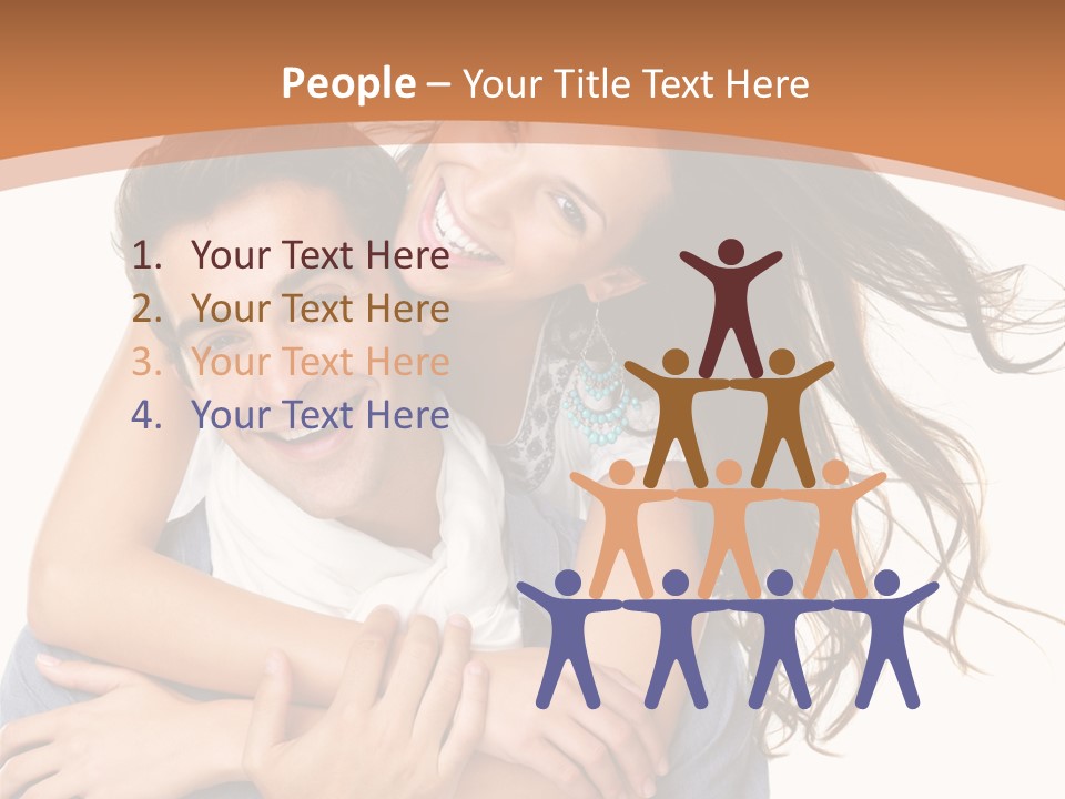 Symbolic Woman Symbol PowerPoint Template