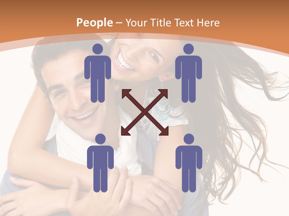 Symbolic Woman Symbol PowerPoint Template