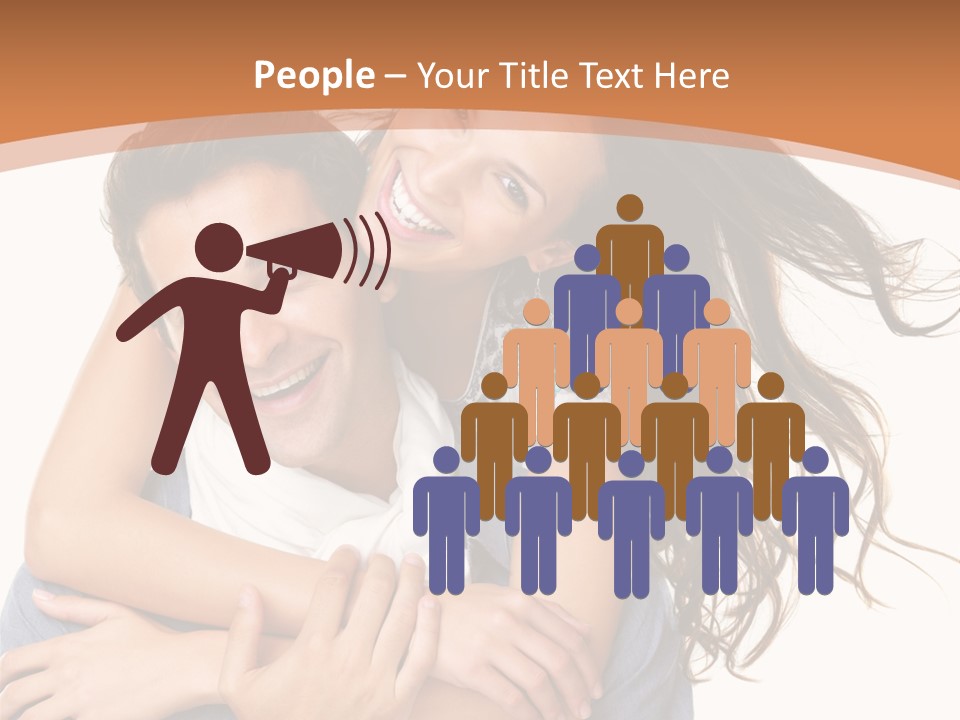 Symbolic Woman Symbol PowerPoint Template