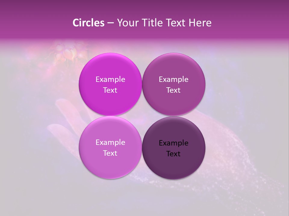 A Person's Hand Holding A Star Powerpoint Presentation PowerPoint Template