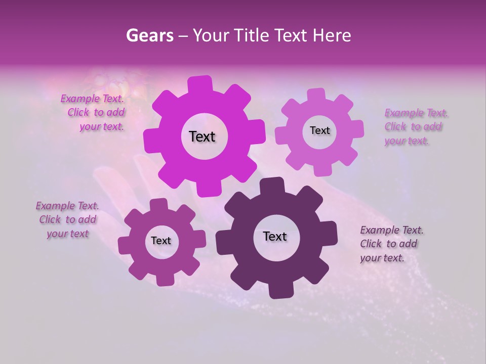 A Person's Hand Holding A Star Powerpoint Presentation PowerPoint Template