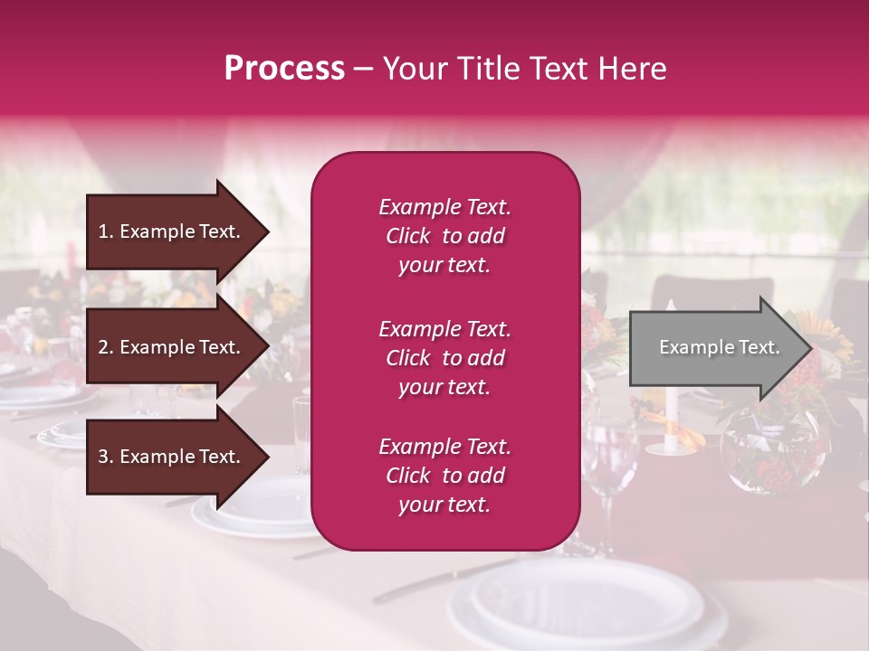Fork Wedding Bouquet PowerPoint Template
