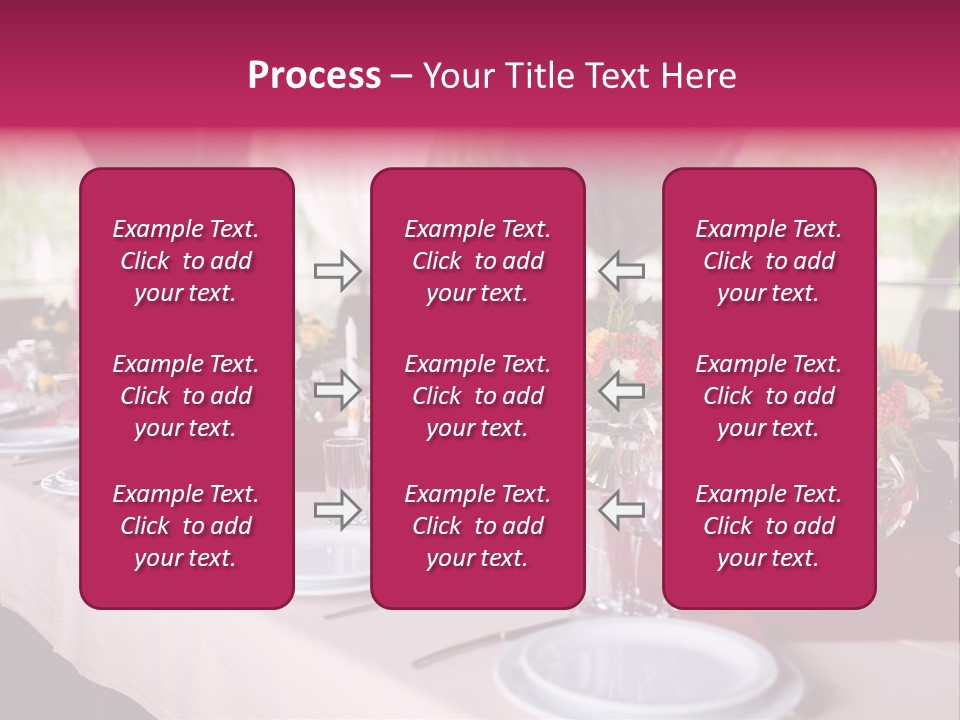 Fork Wedding Bouquet PowerPoint Template