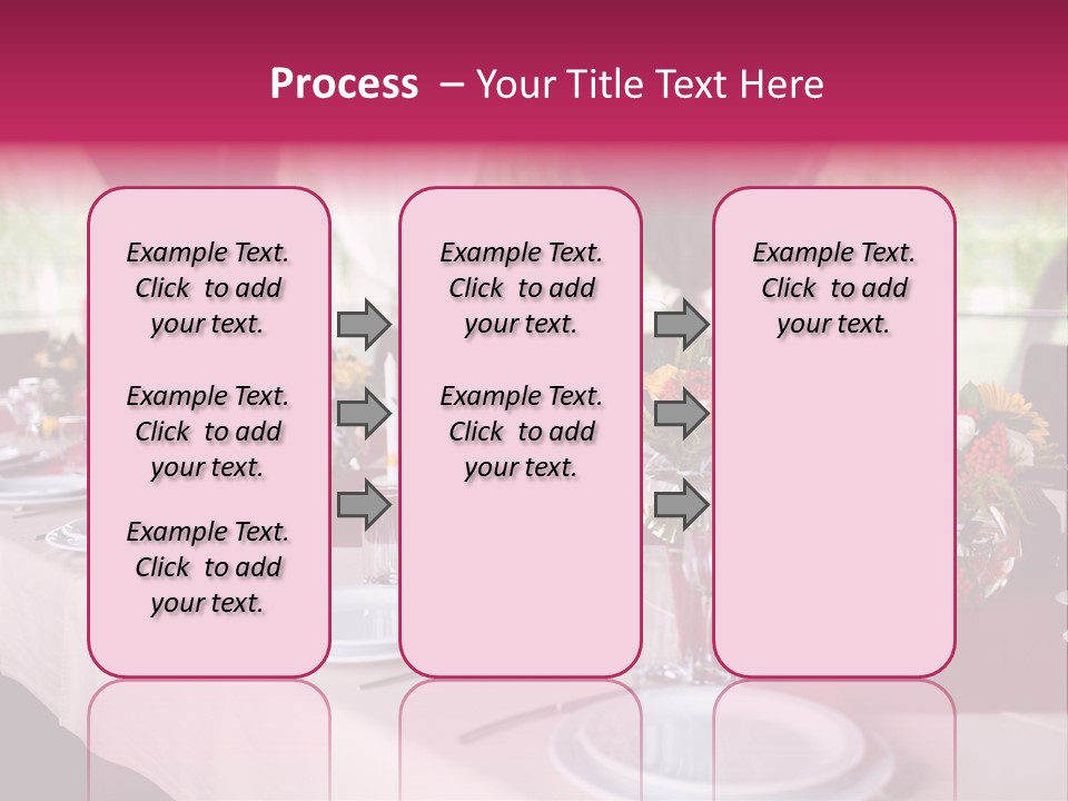 Fork Wedding Bouquet PowerPoint Template