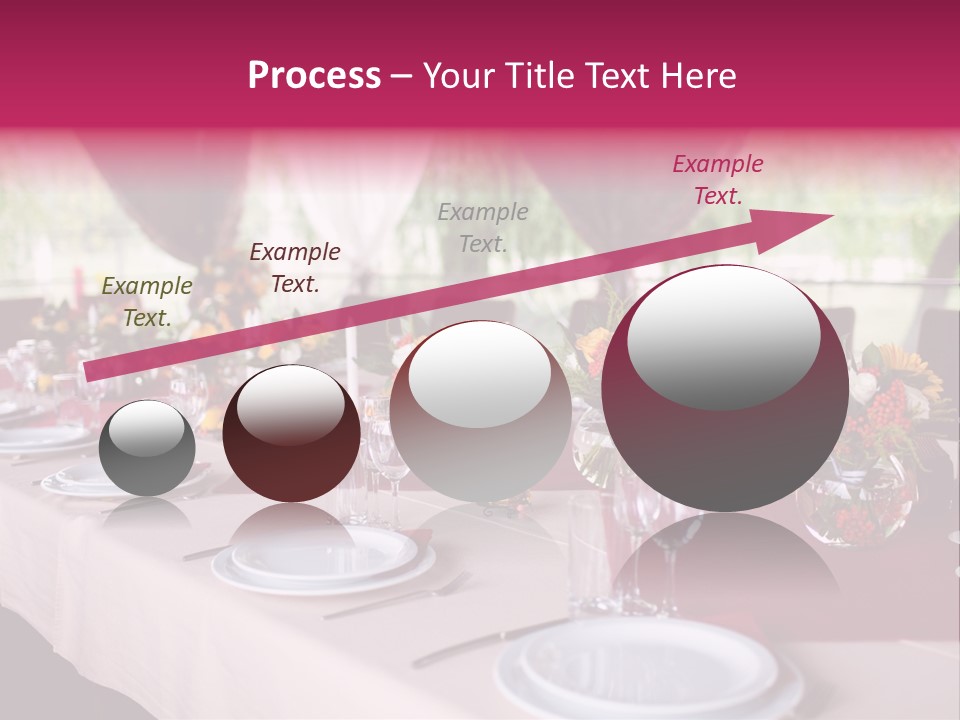 Fork Wedding Bouquet PowerPoint Template