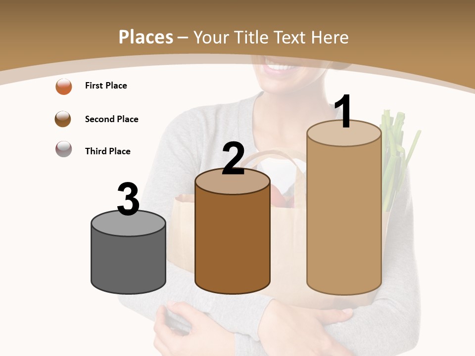 Mushroom Fried Onions Food PowerPoint Template