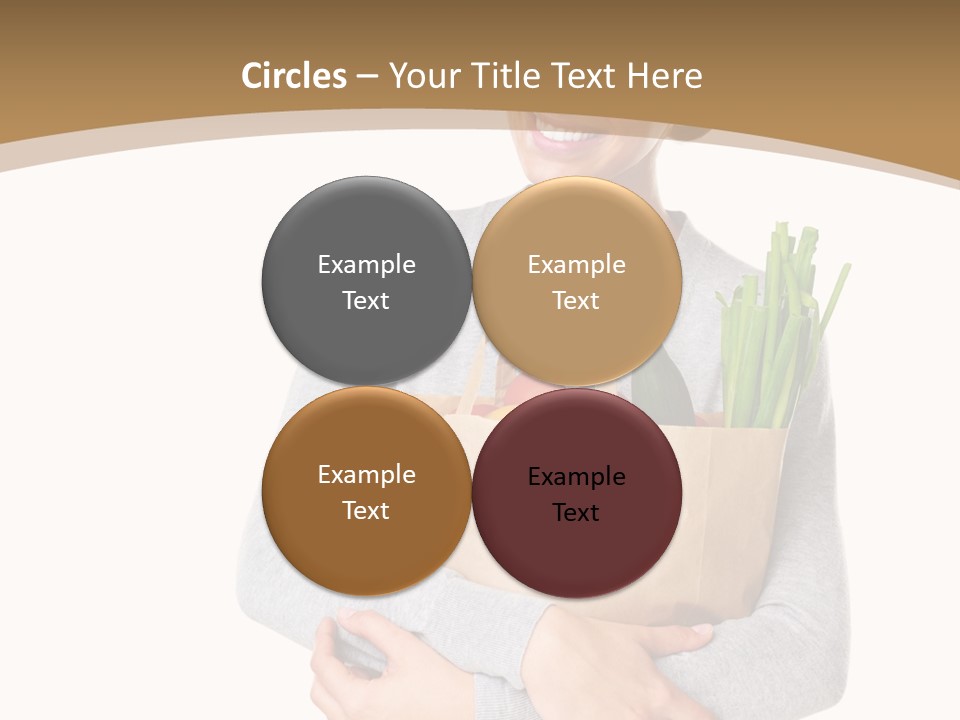 Mushroom Fried Onions Food PowerPoint Template