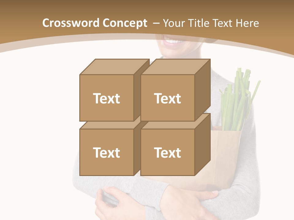 Mushroom Fried Onions Food PowerPoint Template