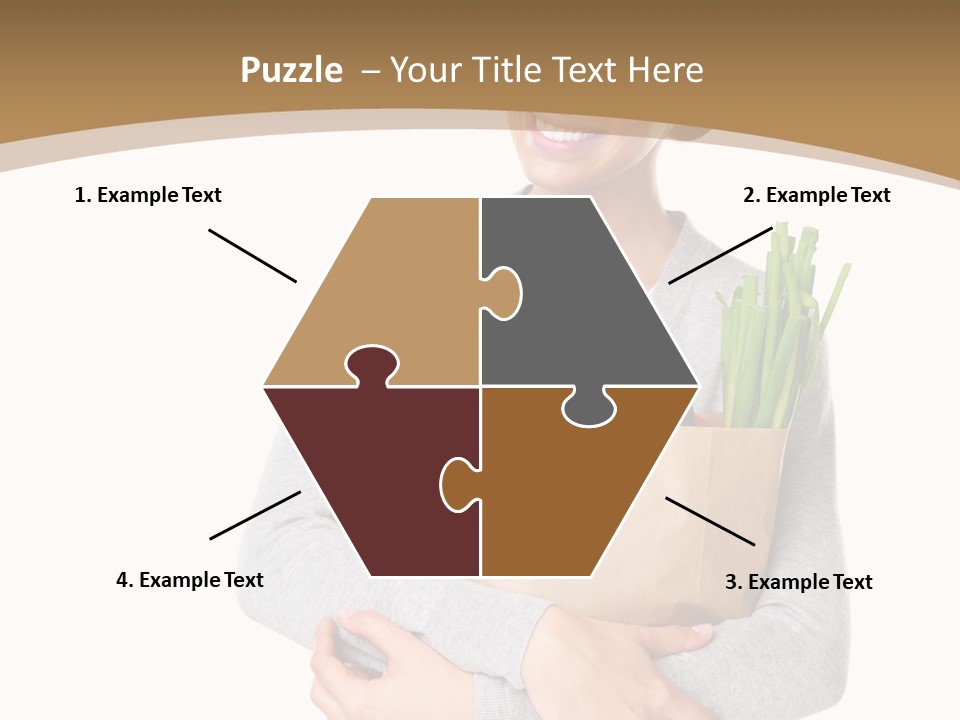 Mushroom Fried Onions Food PowerPoint Template