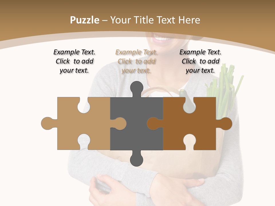 Mushroom Fried Onions Food PowerPoint Template