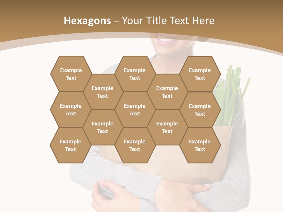 Mushroom Fried Onions Food PowerPoint Template