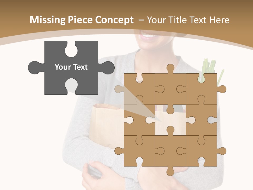 Mushroom Fried Onions Food PowerPoint Template