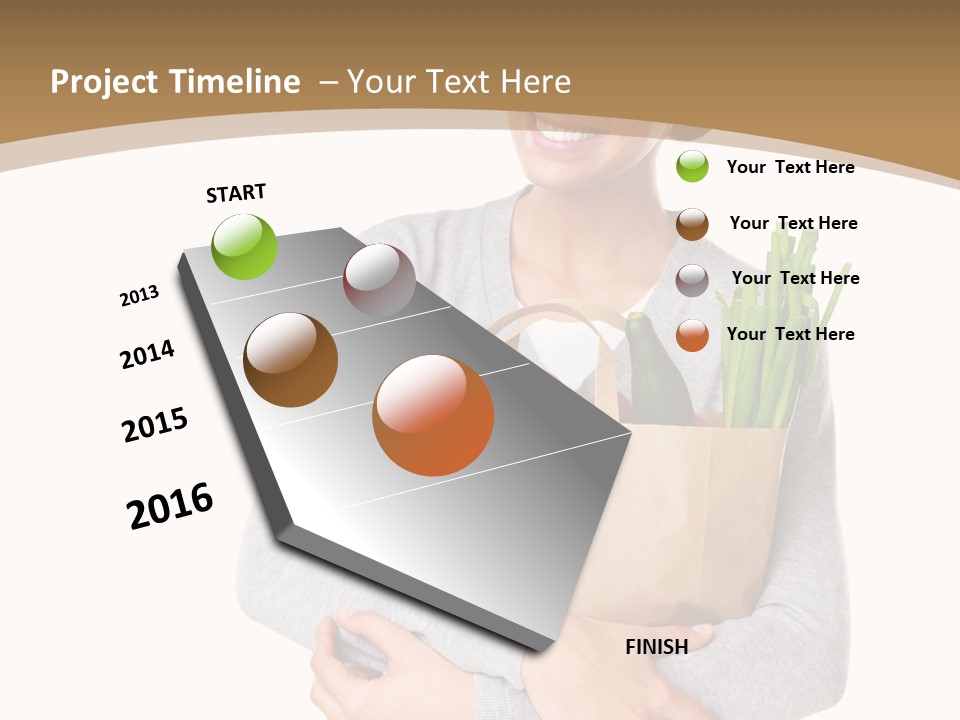 Mushroom Fried Onions Food PowerPoint Template