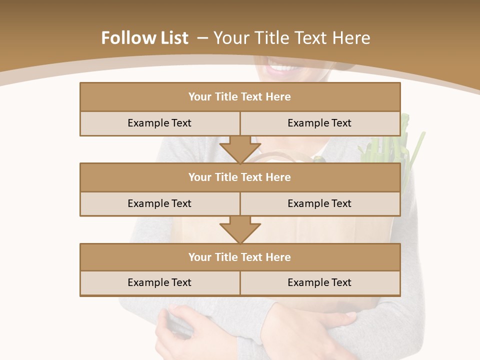 Mushroom Fried Onions Food PowerPoint Template