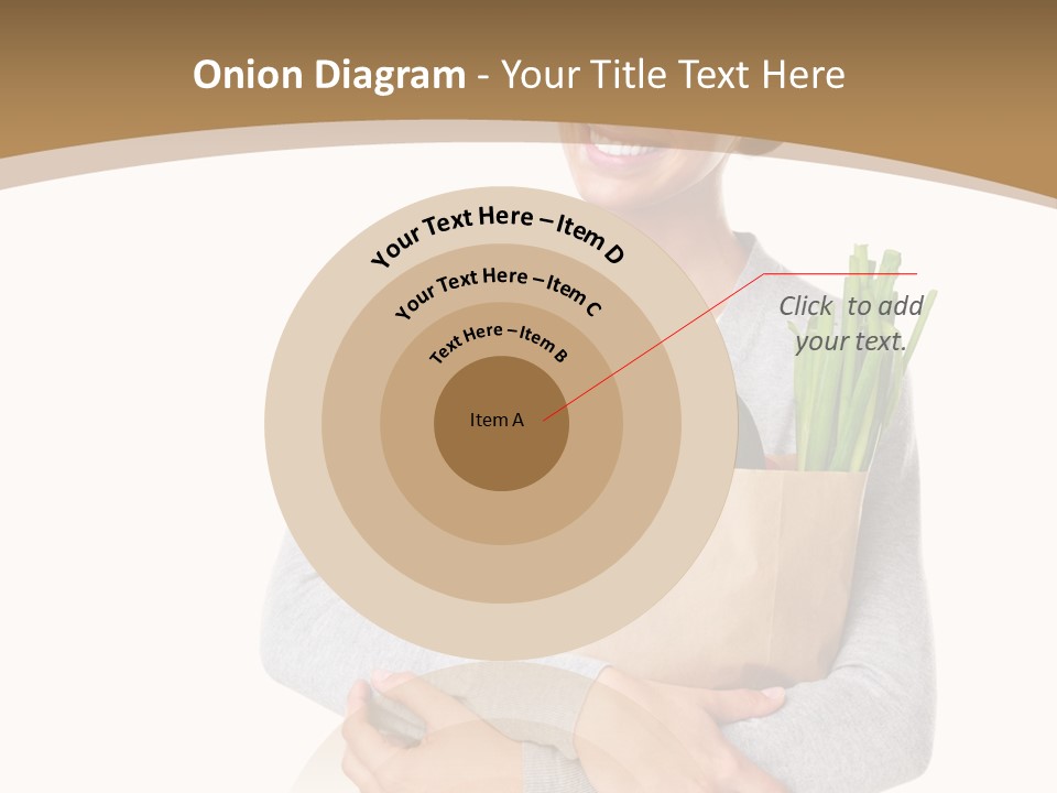 Mushroom Fried Onions Food PowerPoint Template