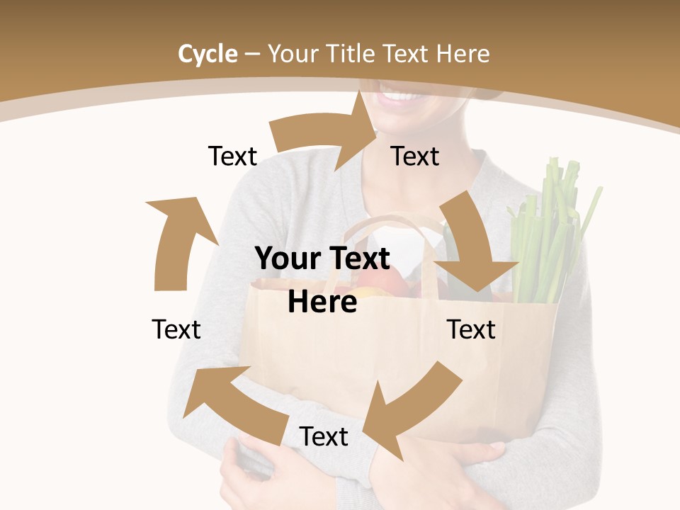 Mushroom Fried Onions Food PowerPoint Template