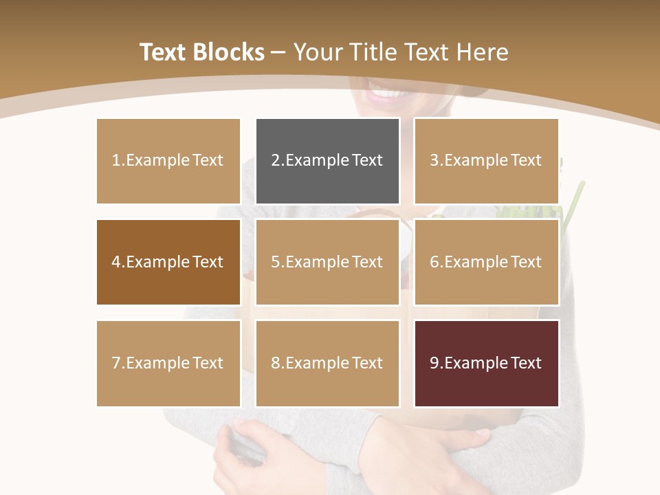 Mushroom Fried Onions Food PowerPoint Template