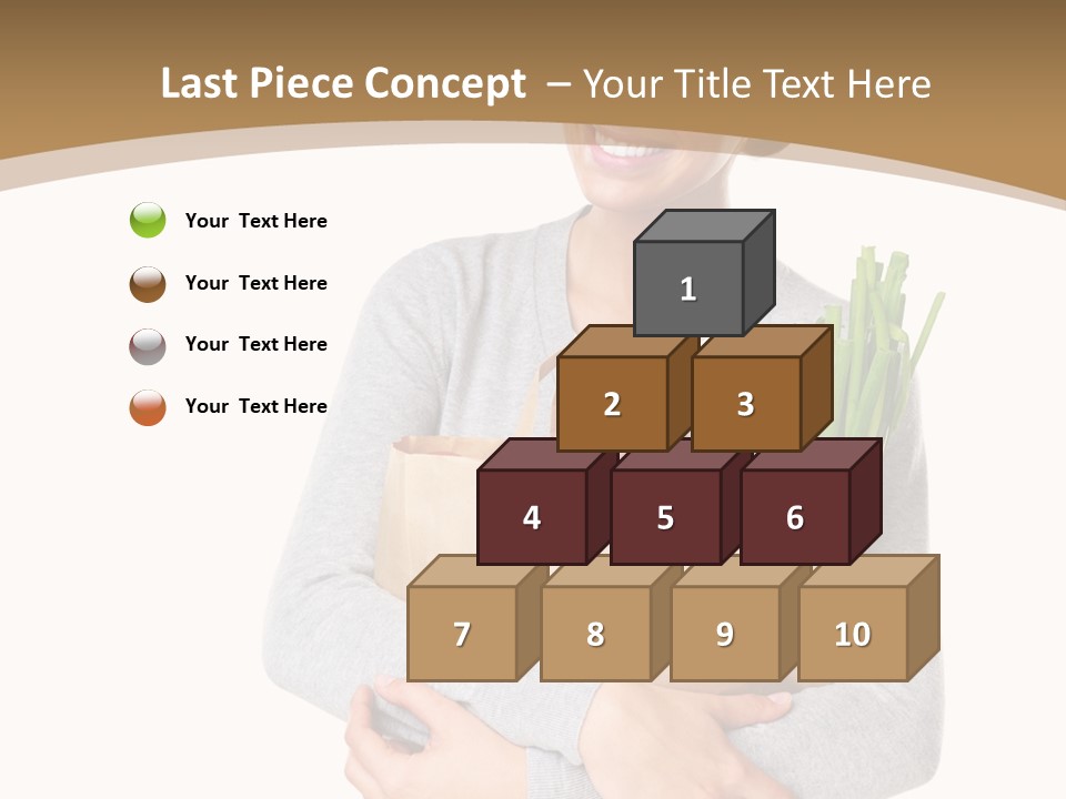 Mushroom Fried Onions Food PowerPoint Template